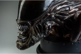 Alien head model by Terry English which will be on display at Royal Cornwall Museum’s forthcoming exhibition All Monsters Great and Small Alien head model by Terry English which will be on display at Royal Cornwall Museum’s forthcoming exhibition All Monsters Great and Small